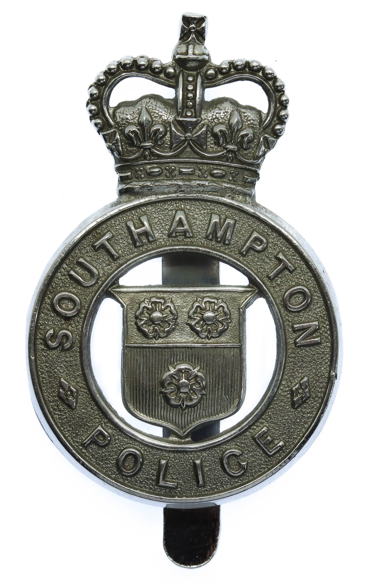 Southampton Police Cap Badge - Queen's Crown