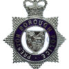 Preston Borough Police Senior Officer's Enamelled Cap Badge - Queen's Crown