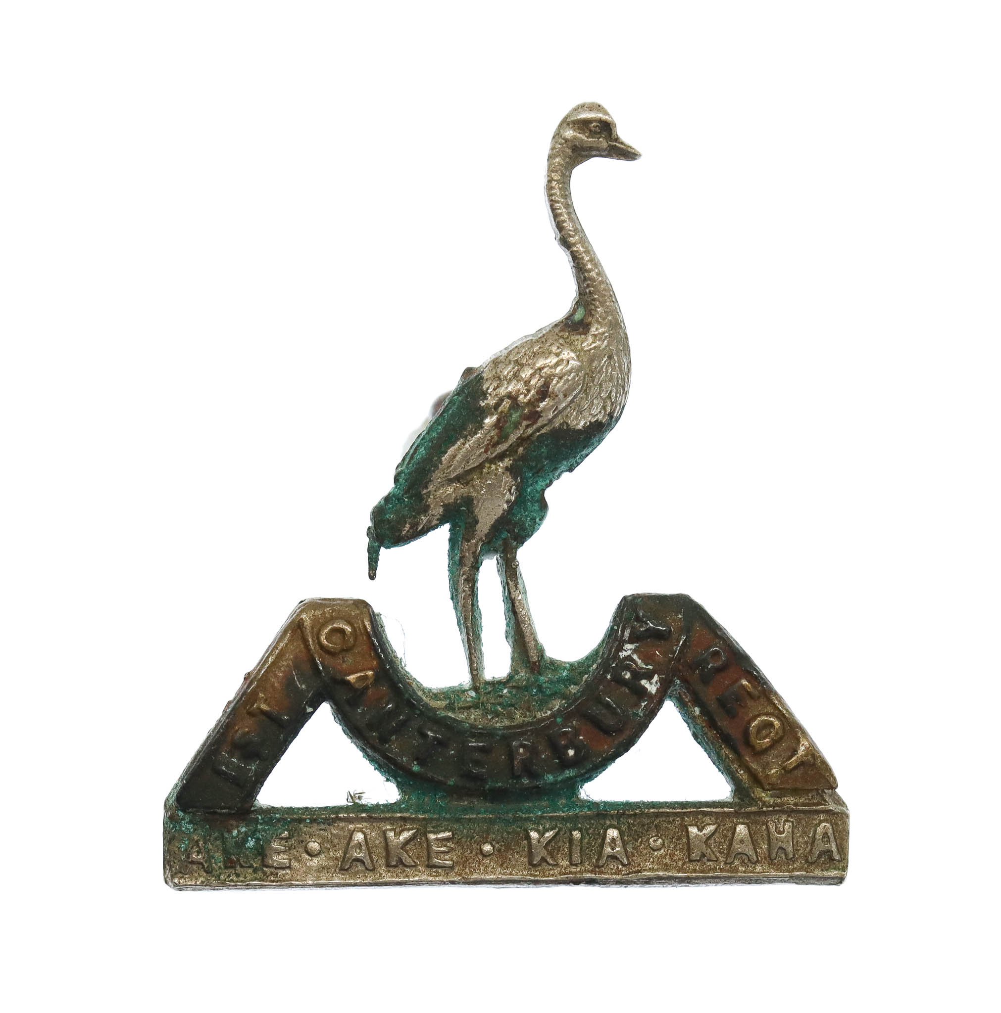 New Zealand 1st Canterbury Regiment Collar Badge