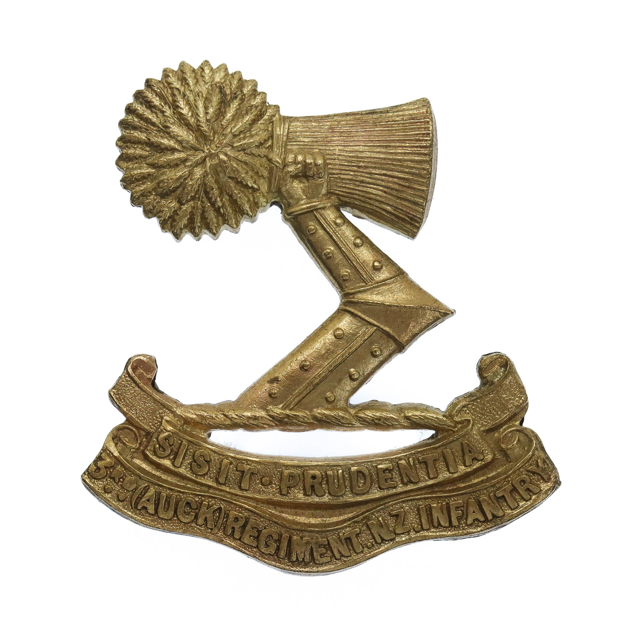 3rd Auckland Regiment New Zealand Infantry Collar Badge