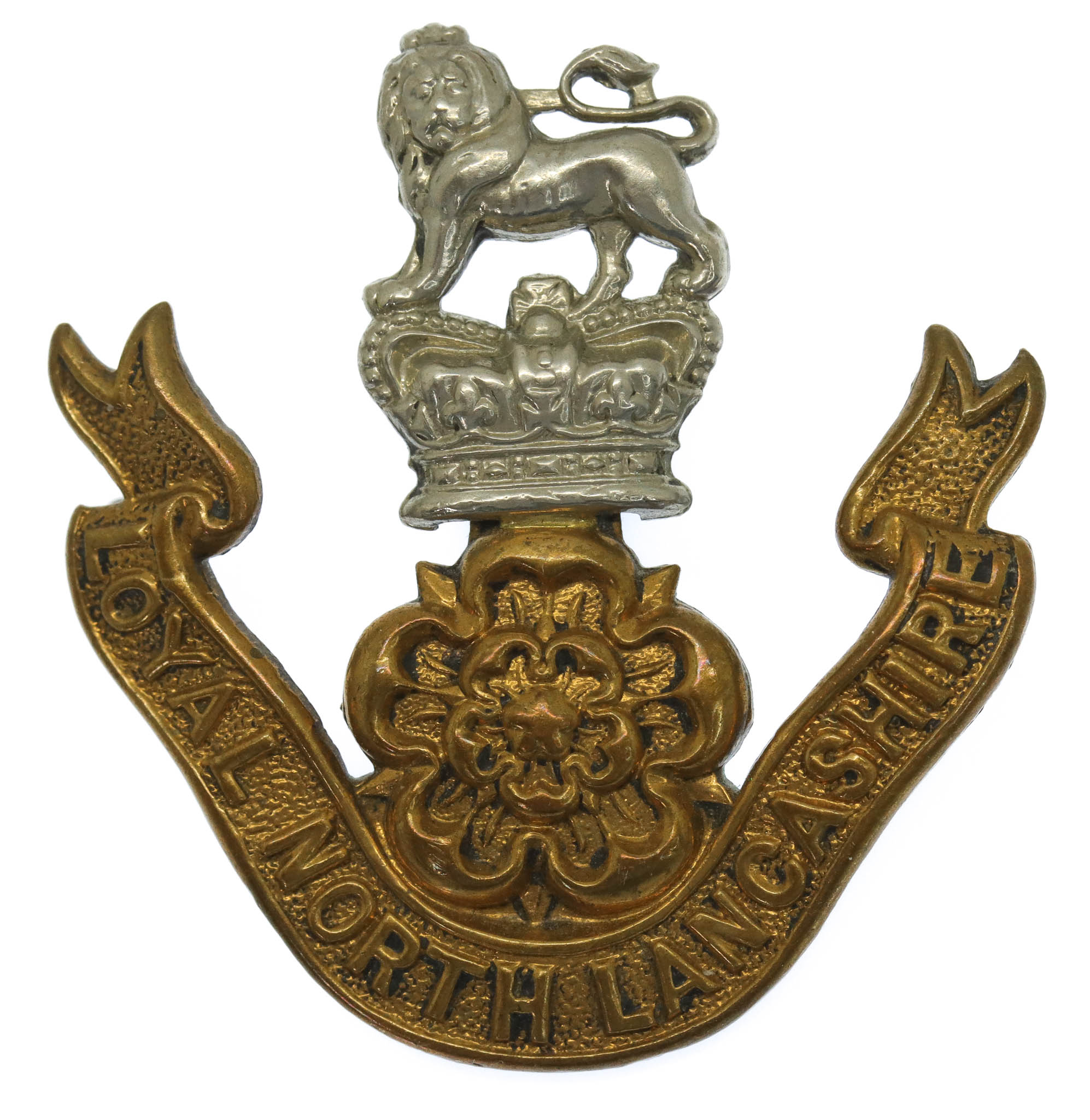 Victorian Loyal North Lancashire Regiment Cap Badge
