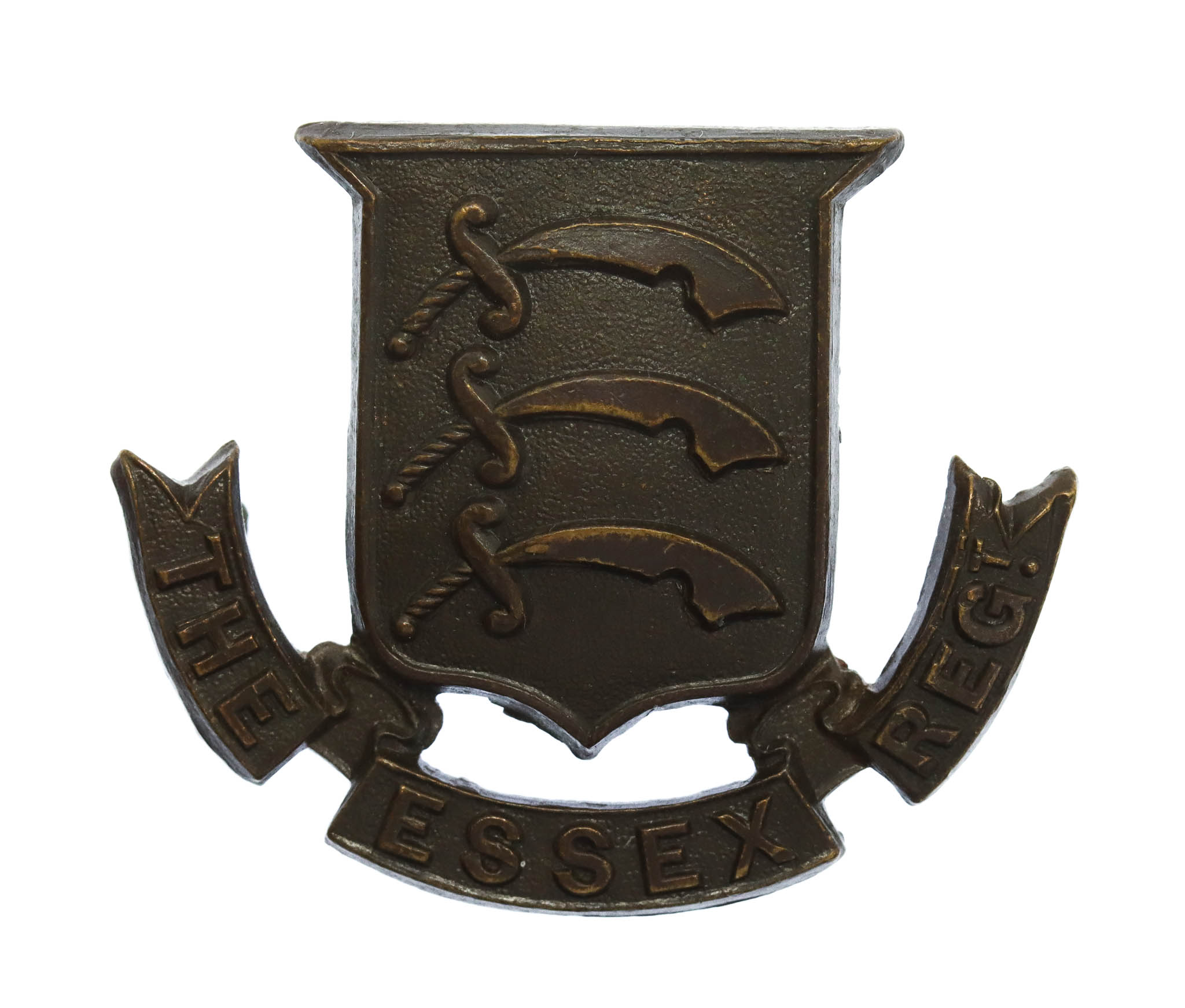 Essex Regiment Officer's Service Dress Collar Badge