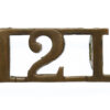 12th Lancers (12L) Shoulder Title