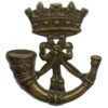 Victorian Duke of Cornwall's Light Infantry Brass Cap Badge (circa 1896-1900)