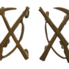 Pair of WW1 Pioneer Battalions Collar Badges