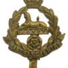 East Lancashire Regiment WW1 All Brass Economy Cap Badge