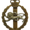 King's Own Royal Border Regiment Bi-metal Cap Badge - Queen's Crown