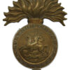 Northumberland Fusiliers Brass Cap Badge