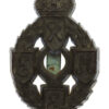 Royal Electrical & Mechanical Engineers (R.E.M.E.) WW2 Plastic Economy Cap Badge