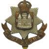 East Surrey Regiment Cap Badge - King's Crown