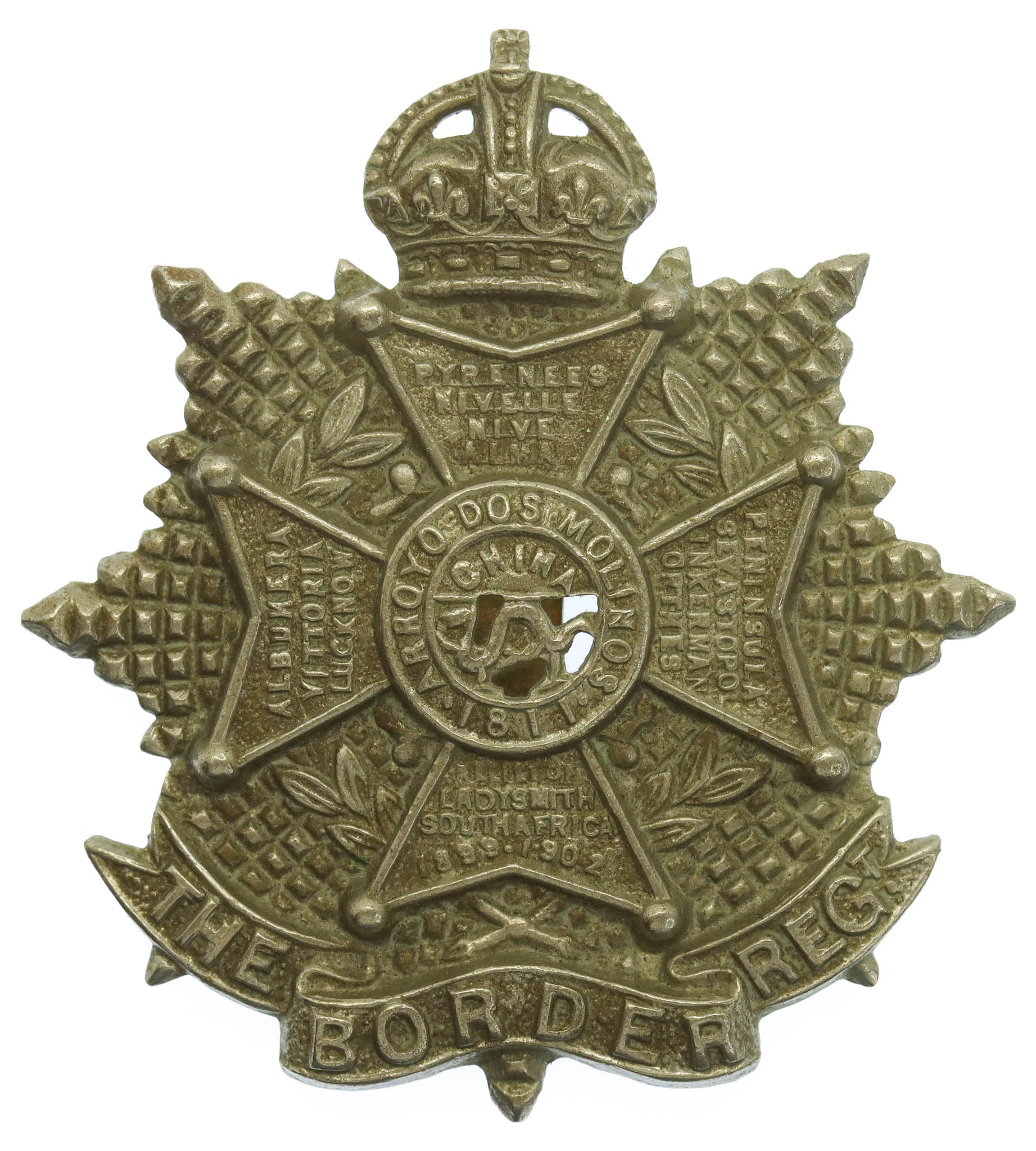 Border Regiment Cap Badge - King's Crown