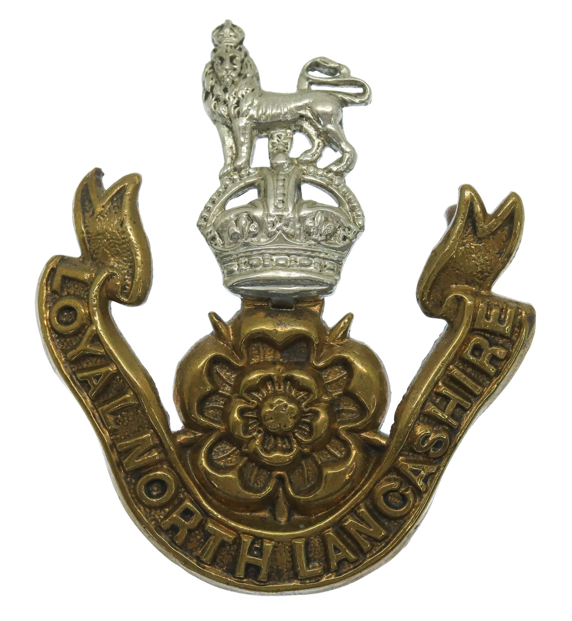 Edwardian Loyal North Lancashire Regiment Cap Badge