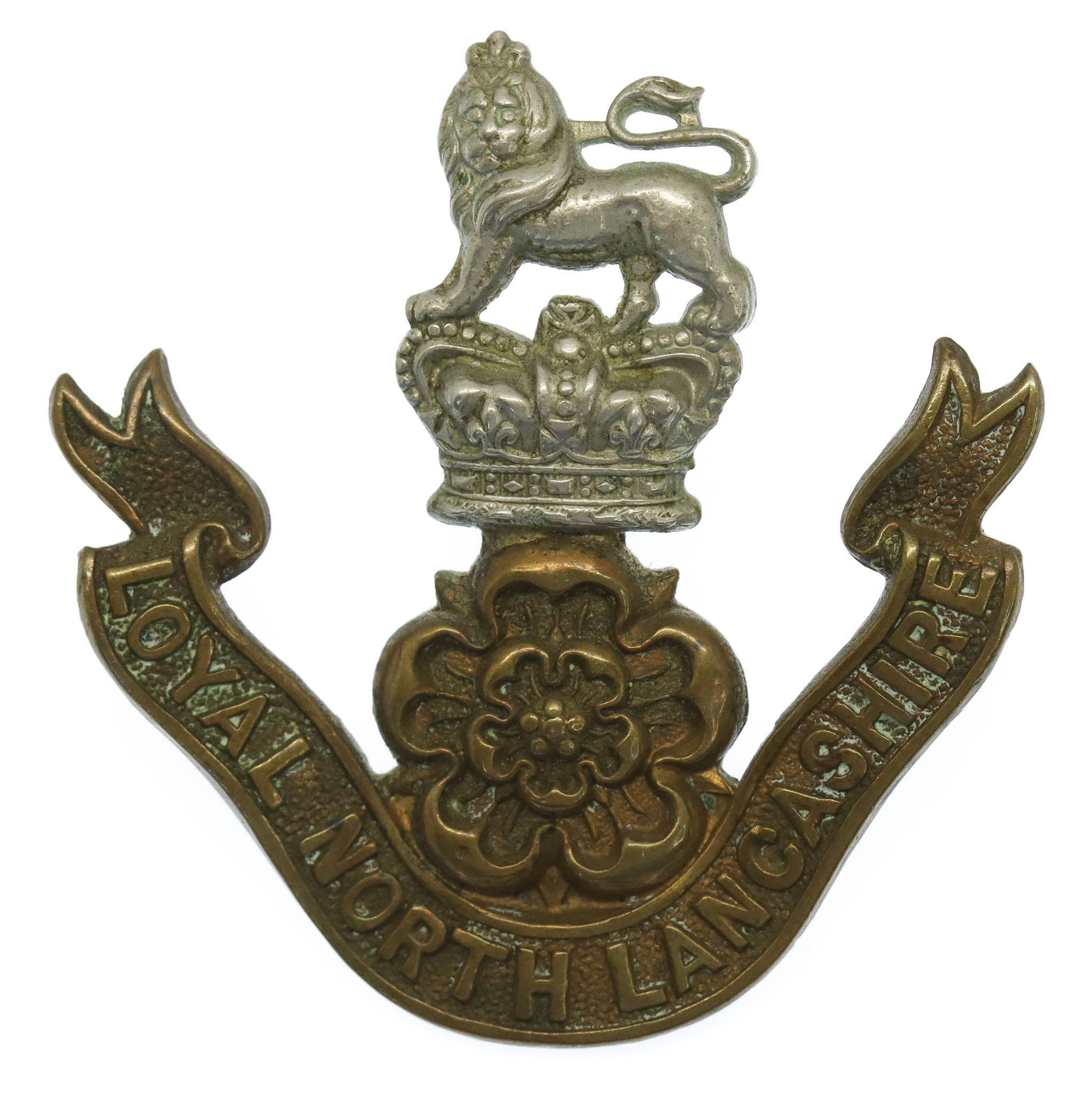 Victorian Loyal North Lancashire Regiment Cap Badge