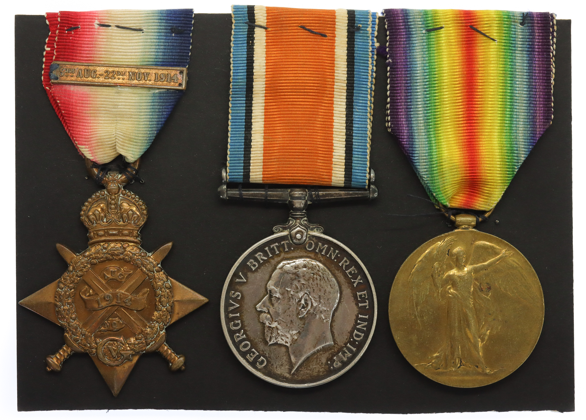 WW1 1914 Mons Star and Bar Medal Trio - Cpl. T. Pickhaver, 2nd Bn. Grenadier Guards