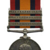 Queen's South Africa Medal (3 Clasps - Cape Colony, Paardeberg, Johannesburg) - Bandsman A. Massey, 2nd Bn. Lincolnshire Regiment