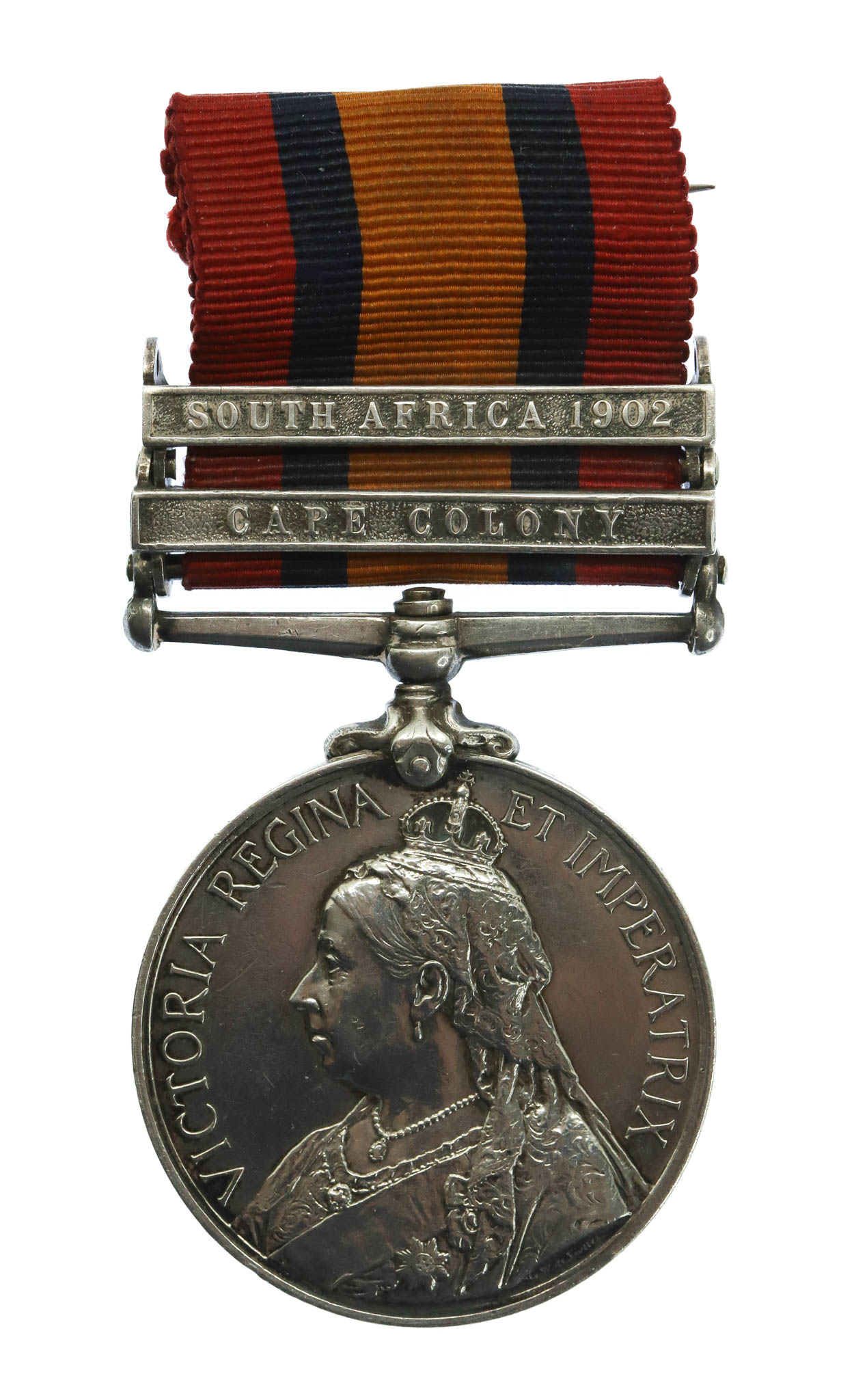 Queen's South Africa Medal (2 Clasps - Cape Colony, South Africa 1902) - Pte. M. Wilkinson, Grenadier Guards