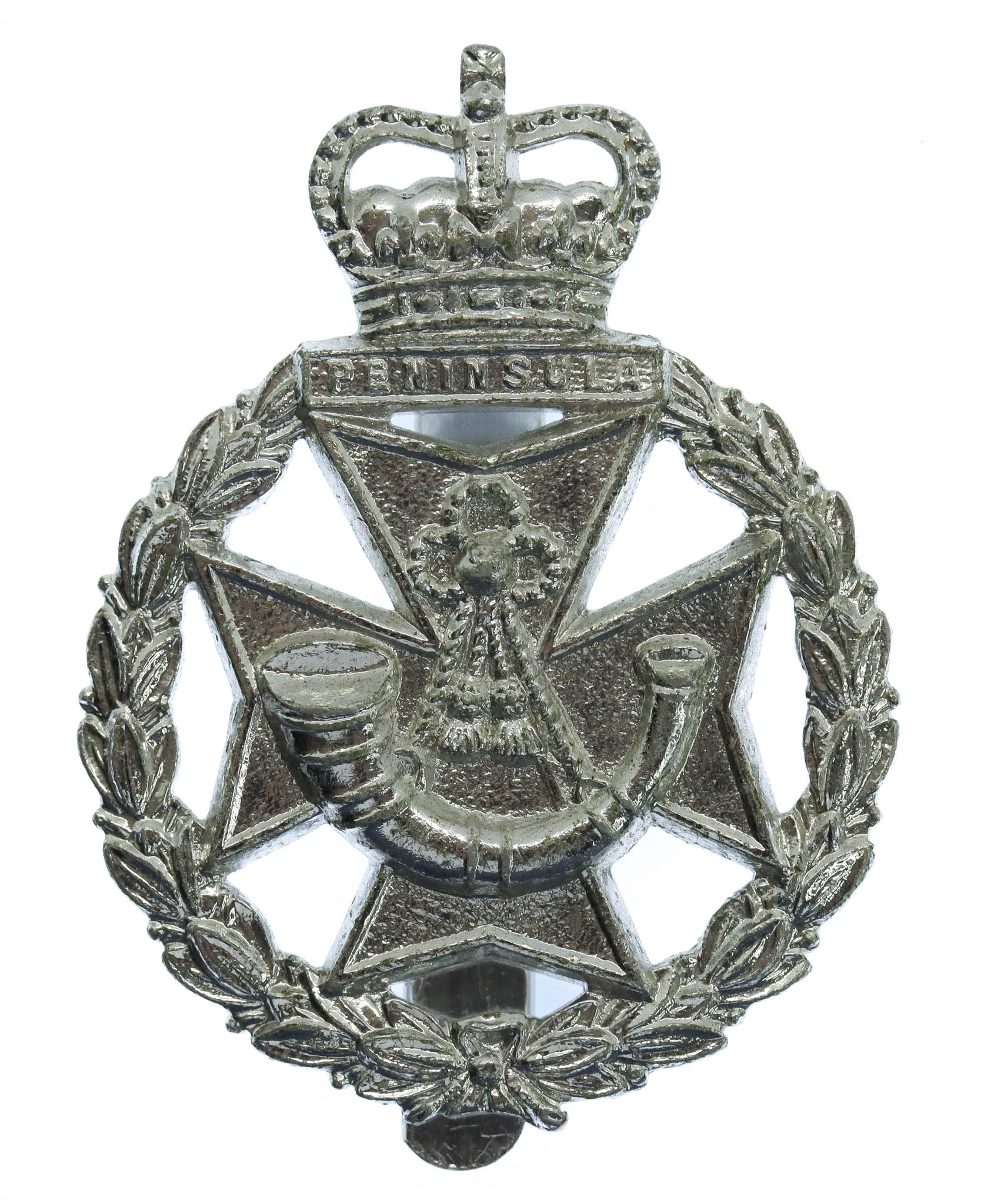 Green Jackets Brigade Anodised (Staybrite) Cap Badge