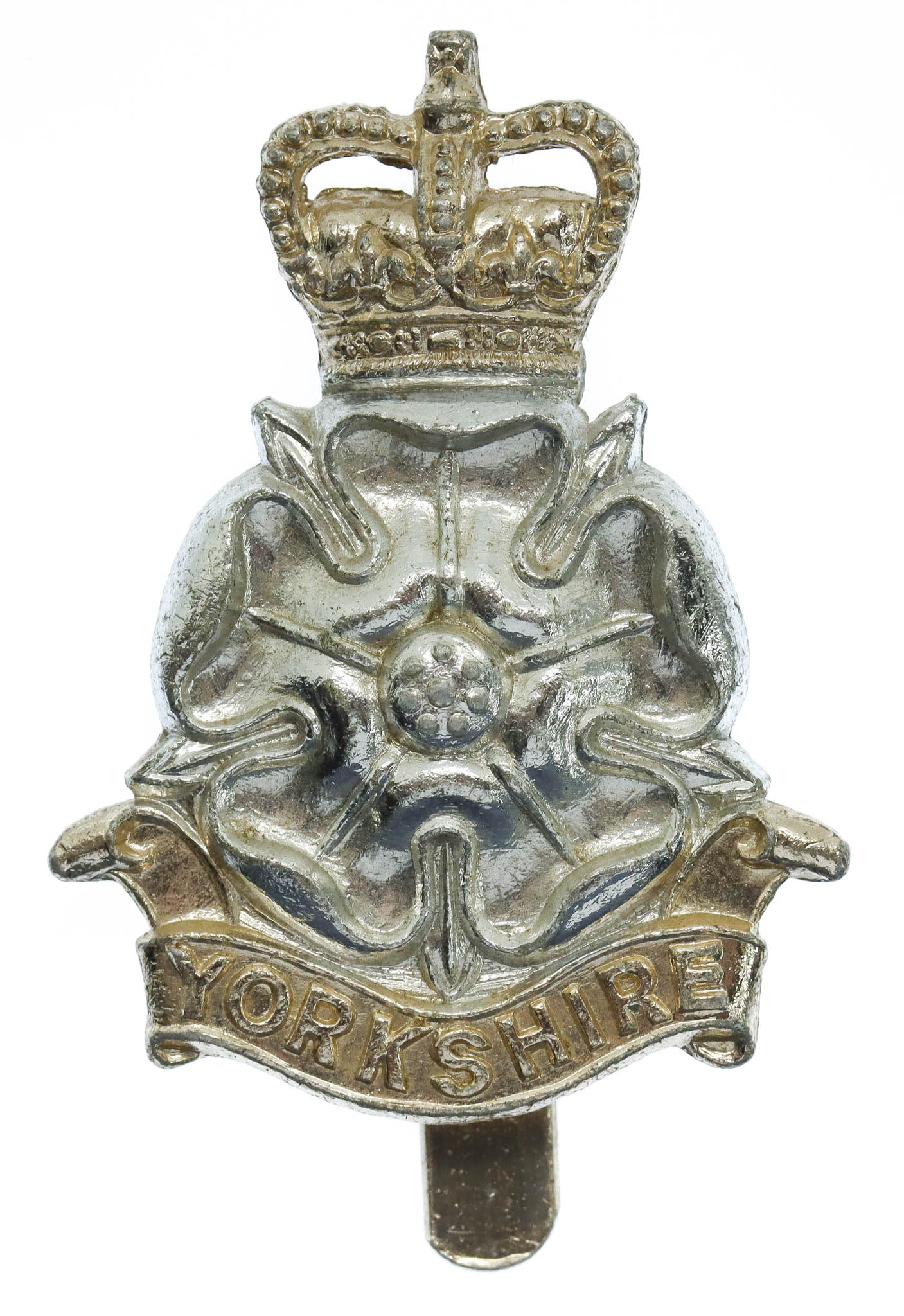 Yorkshire Brigade Anodised (Staybrite) Cap Badge