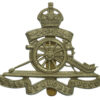  Royal Artillery Territorial 1908 White Metal Cap Badge