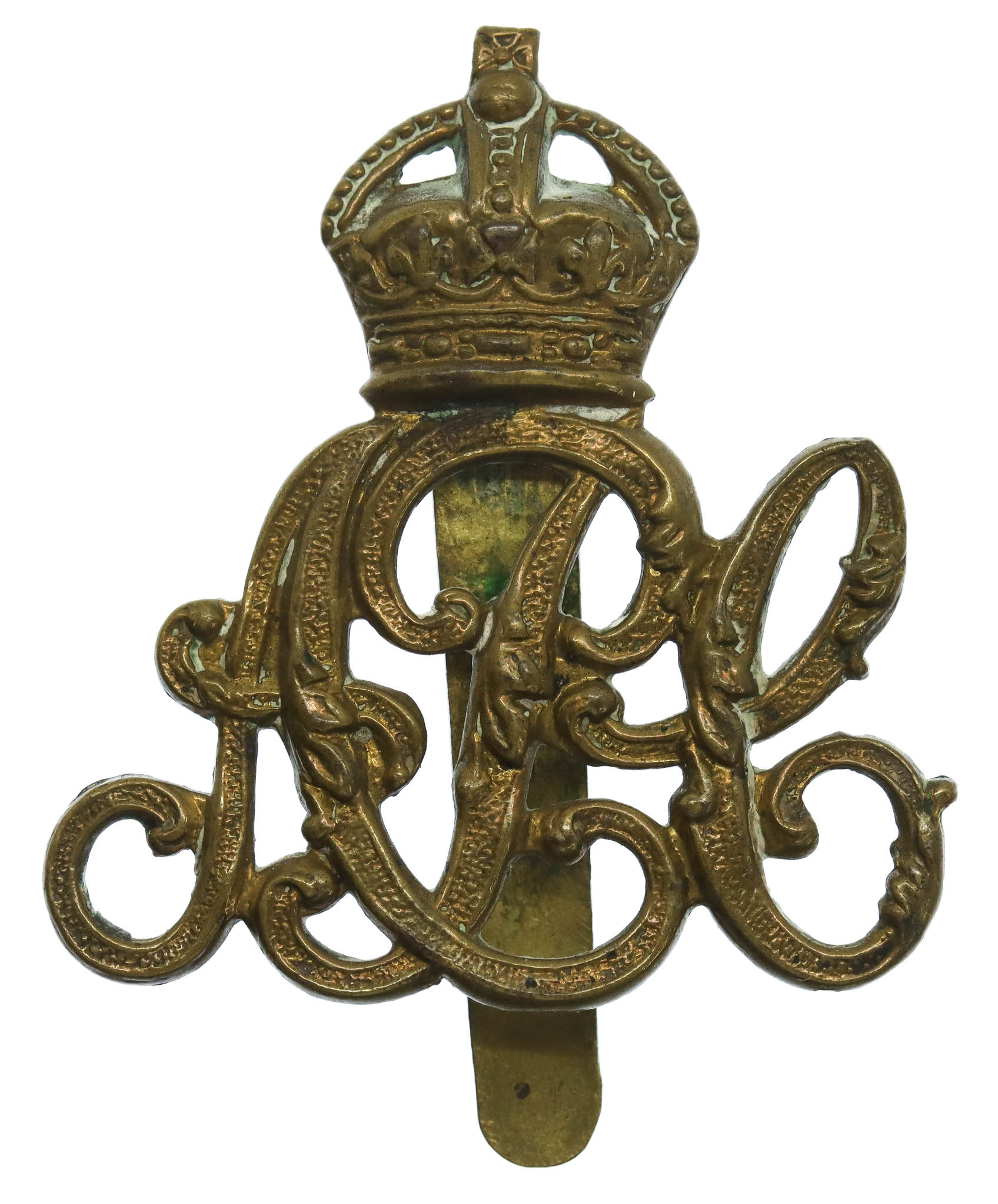 Army Pay Corps (A.P.C.) Cap Badge - King's Crown
