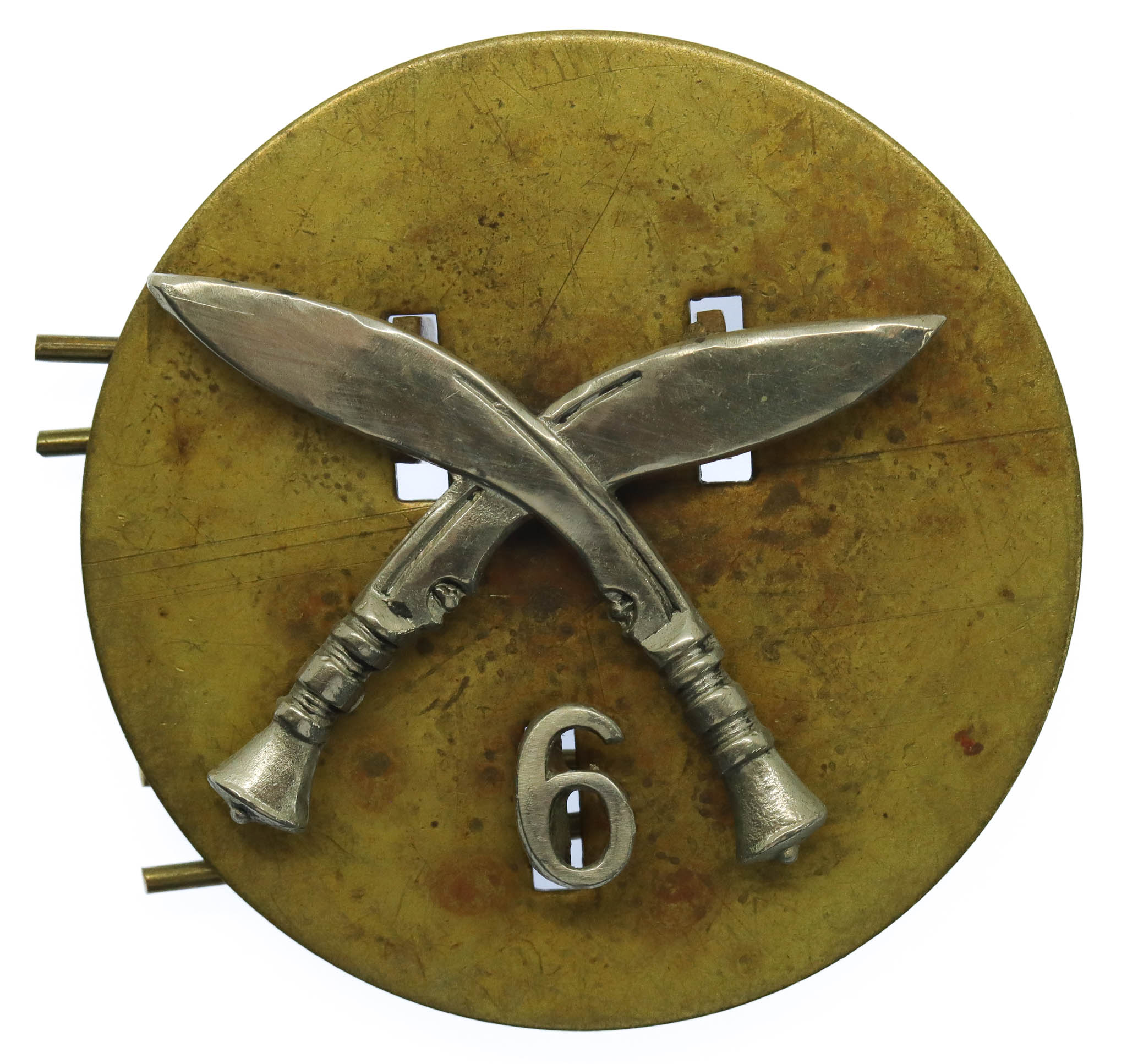 6th Gurkha Rifles Cap Badge 