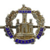 Essex Regiment Sterling Silver & Enamel Sweetheart Brooch