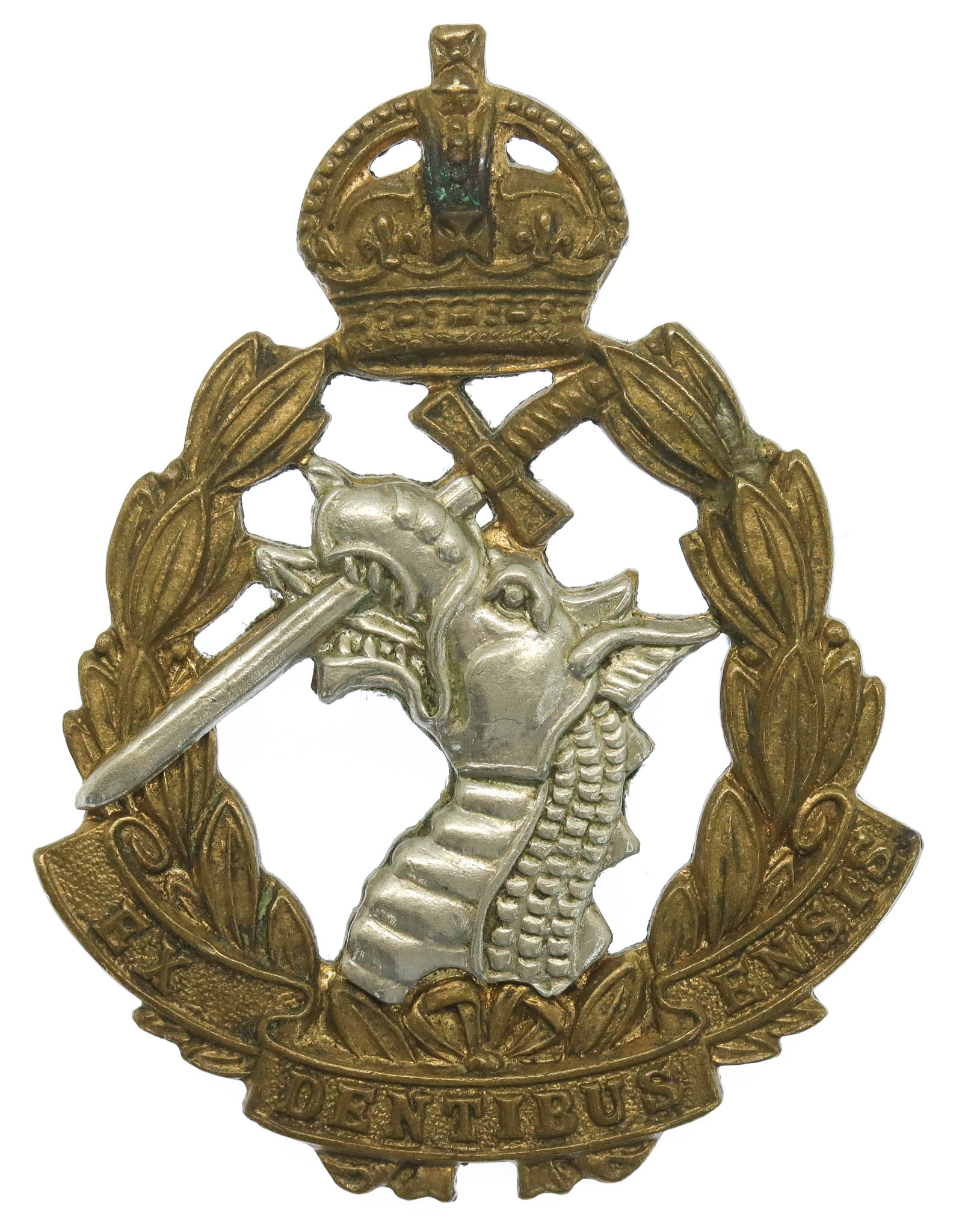 Royal Army Dental Corps (R.A.D.C.) Cap Badge - King's Crown (2nd Pattern)
