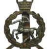 Royal Army Veterinary Corps (R.A.V.C.) Bi-Metal Cap Badge - Queen's Crown