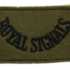 Royal Signals (ROYAL SIGNALS) Cloth Slip On Shoulder Title