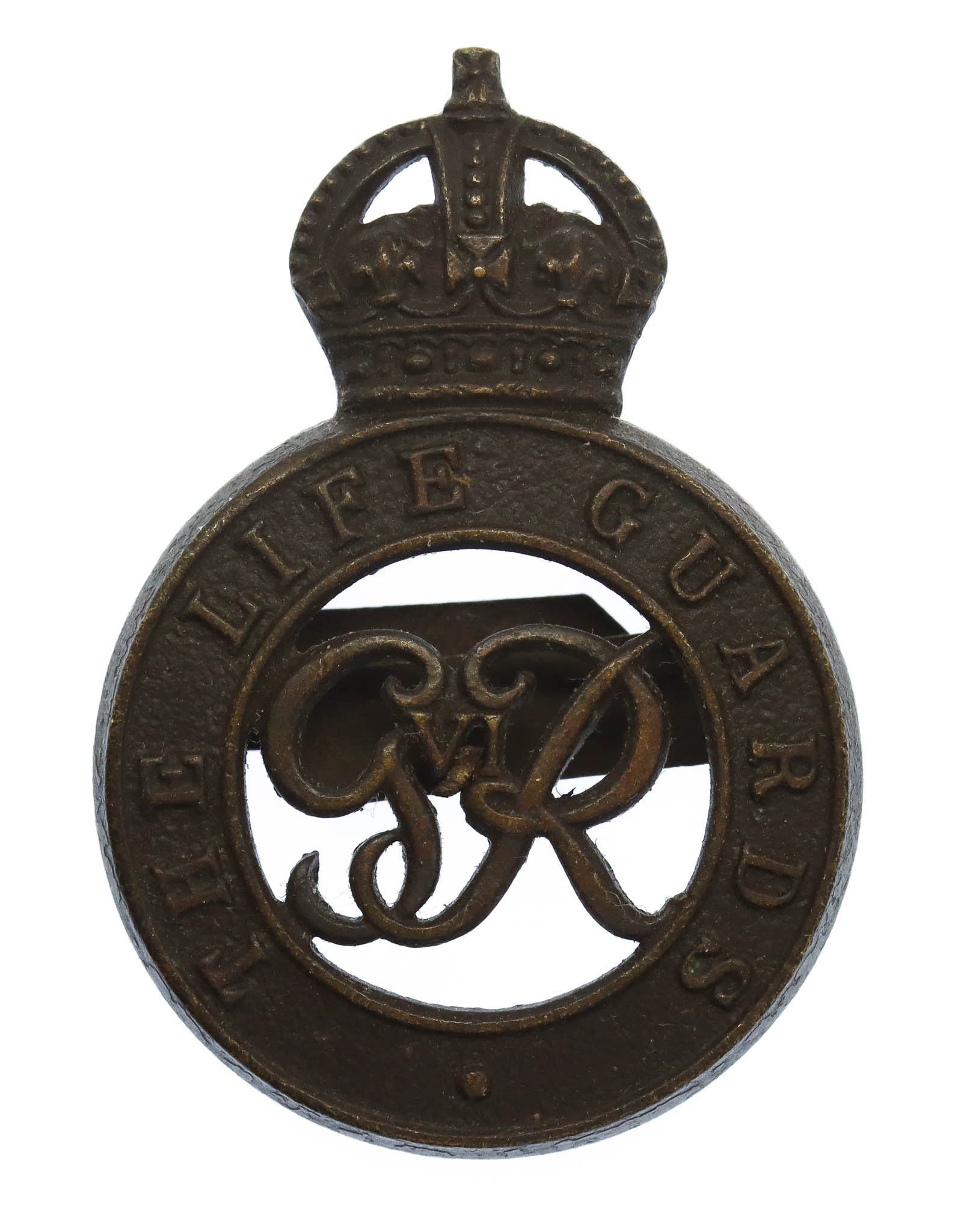 George VI The Life Guards Officer's Service Dress Cap Badge