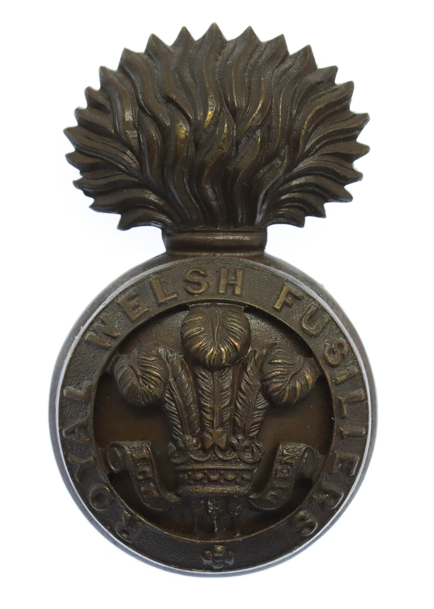 Royal Welsh Fusiliers Officer's Service Dress Cap Badge