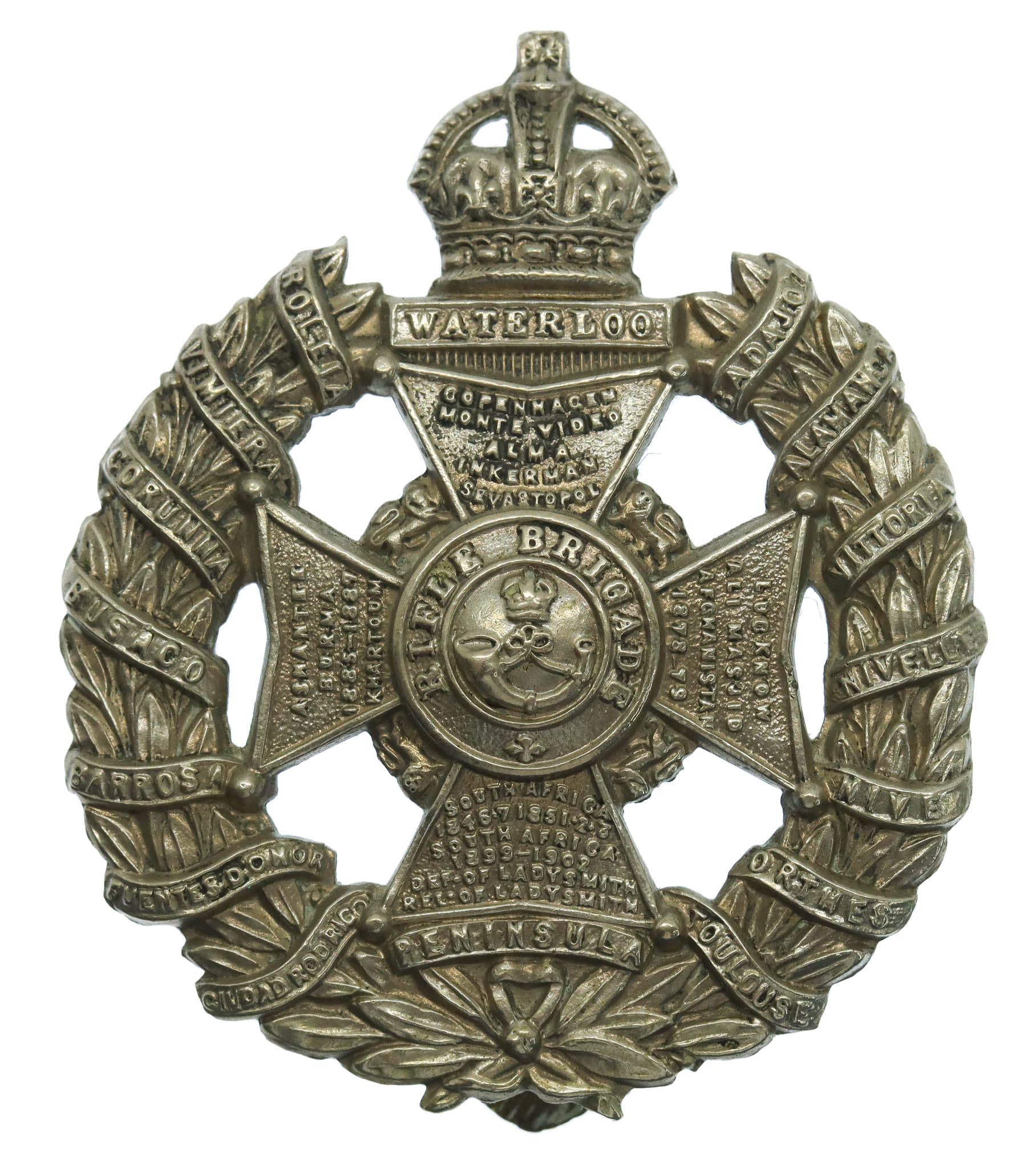 Rifle Brigade Cap Badge - King's Crown