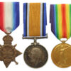 WW1 1914-15 Star Medal Trio - Sjt. J. Ream, 10th Bn. Essex Regiment - K.I.A. 3/11/15