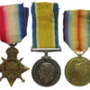 WW1 1914-15 Star Medal Trio - Pte. J. Caldicott, Manchester Regiment / Royal Air Force