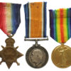 WW1 1914-15 Star Medal Trio - Pte. H.J. White, 11th Bn. Middlesex Regiment