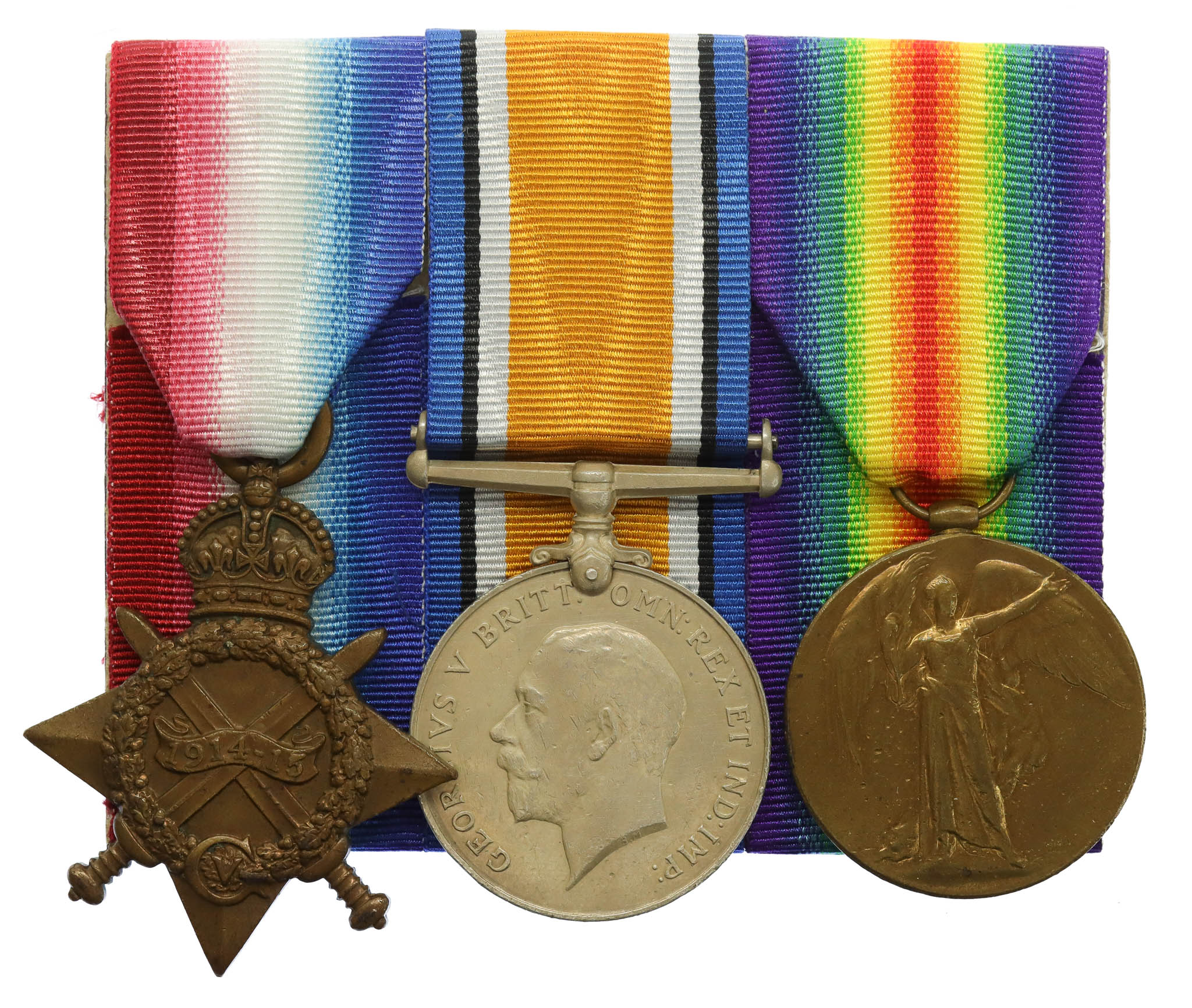 WW1 1915-15 Star Medal Trio - Pte. C. Quaile, 18th (3rd City Pals) Bn. Manchester Regiment - Wounded