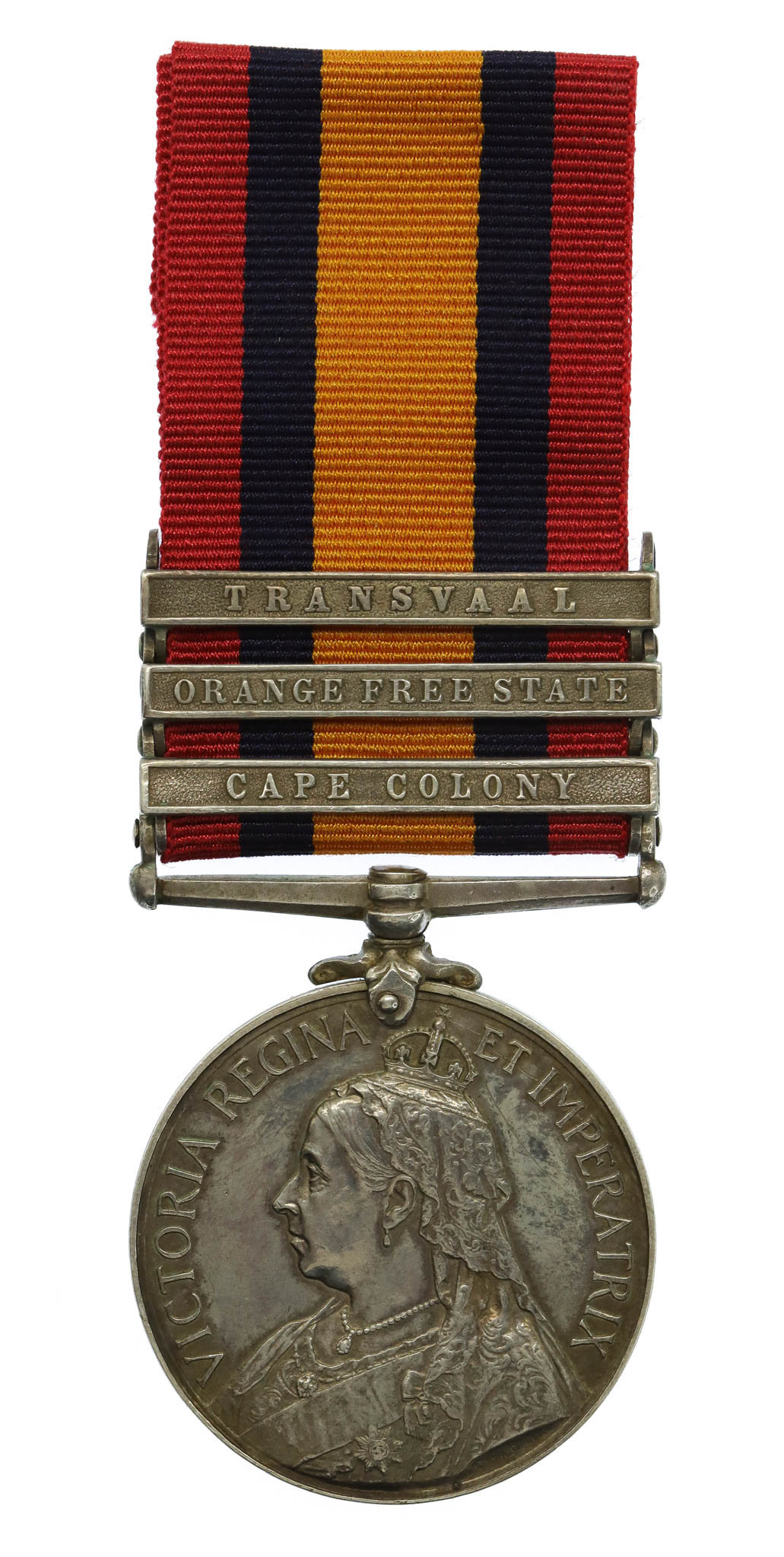 Queen's South Africa Medal (3 Clasps - Cape Colony, Orange Free State, Transvaal) - Pte. W. Summers. Grenadier Guards
