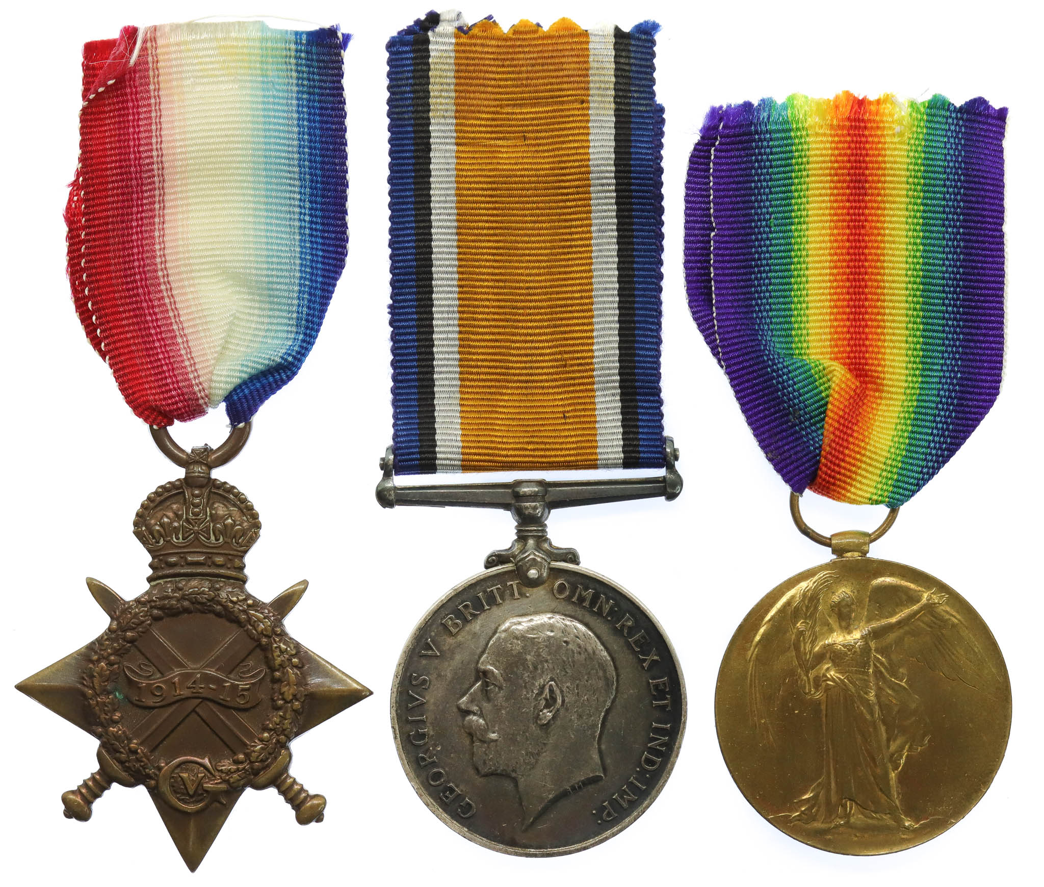WW1 1914-15 Star Medal Trio - Cpl. J. McGillivray, 9th Bn. Argyll & Sutherland Highlanders