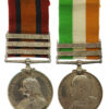 Queen's South Africa Medal (Clasps - Cape Colony, Orange Free State, Transvaal) and King's South Africa Medal (Clasps - South Africa 1901, South Africa 1902) Pair - Pte. W. Ormsby, Grenadier Guards