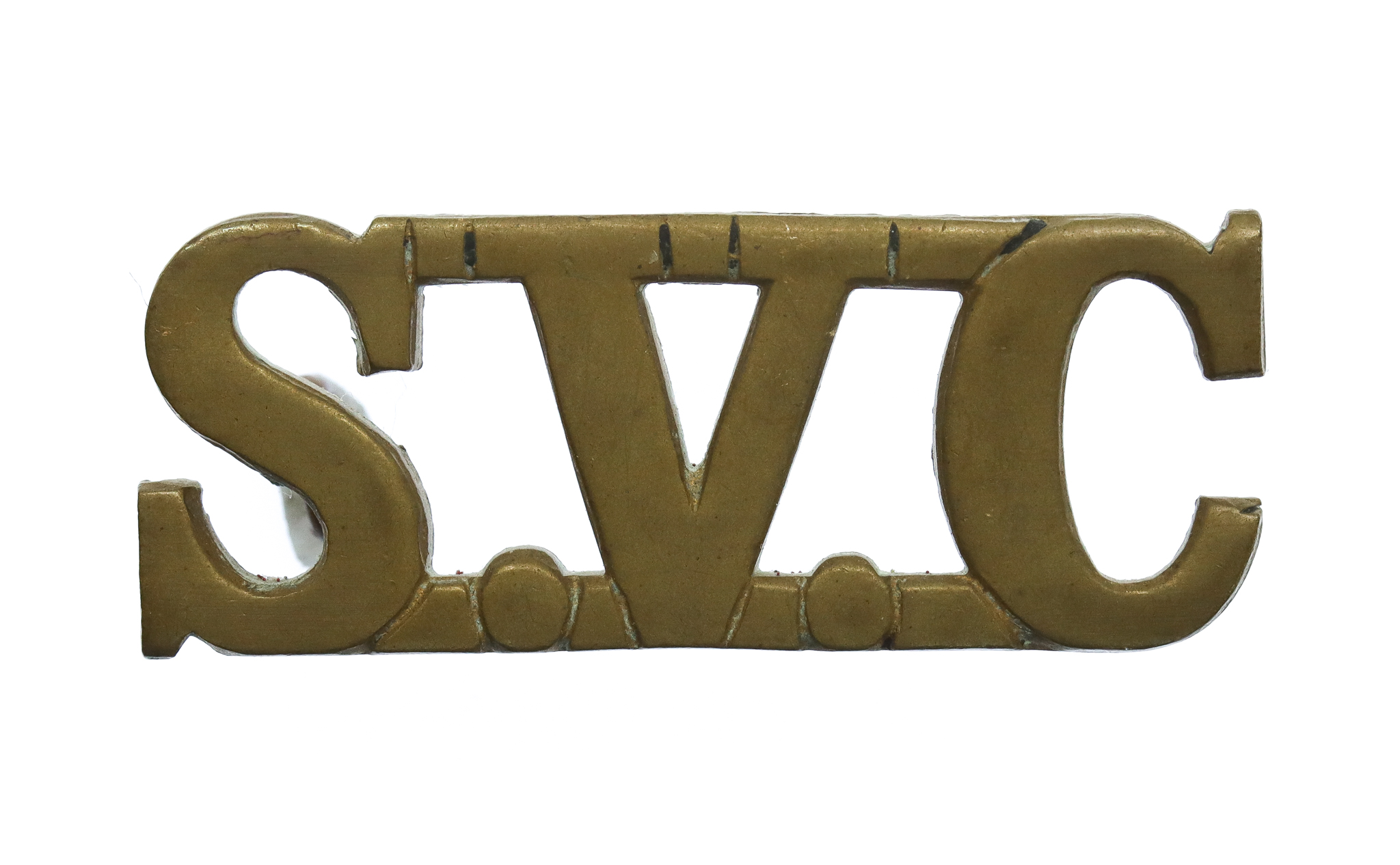 Singapore Volunteer Corps (S.V.C.) Shoulder Title