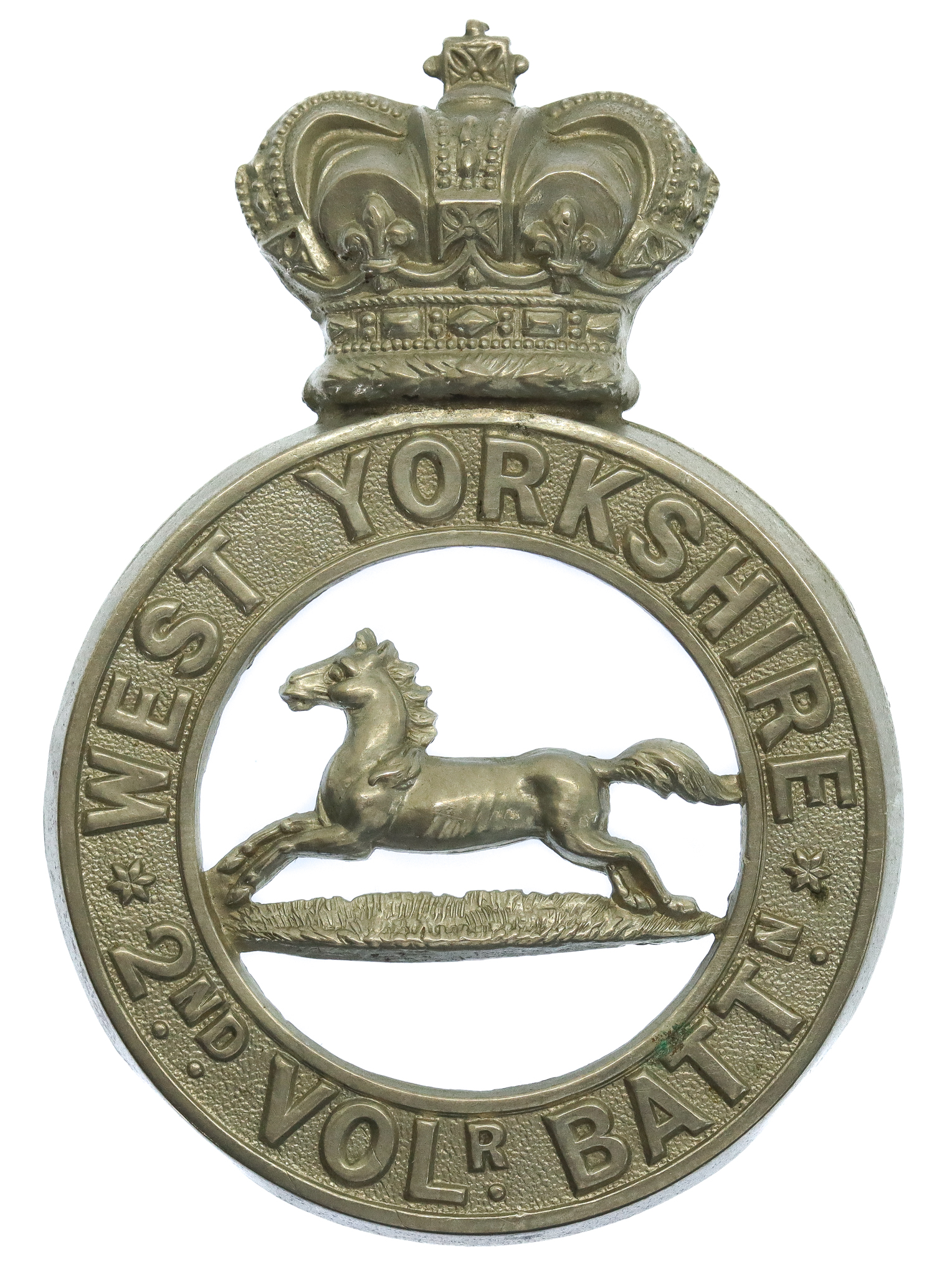 Victorian 2nd Volunteer Bn. P.W.O. West Yorkshire Regiment Glengarry Badge