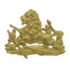 Rhodesia British South African Police Gilt Collar Badge