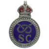Staffordshire Special Constabulary Enamelled Lapel Badge - King's Crown