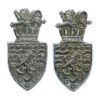 Pair of Devon & Cornwall Constabulary Collar Badges