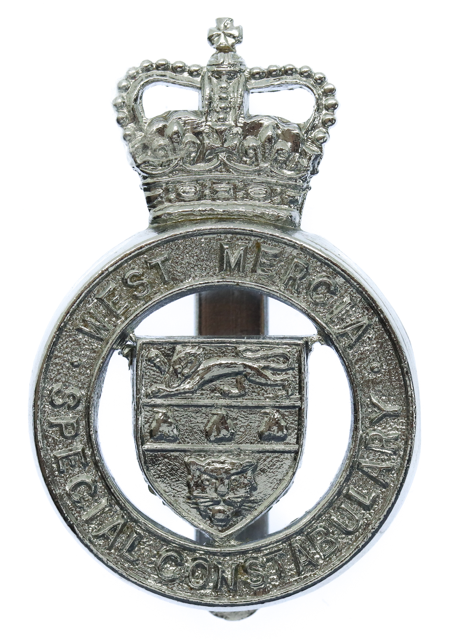 West Mercia Special Constabulary Cap Badge - Queen's Crown