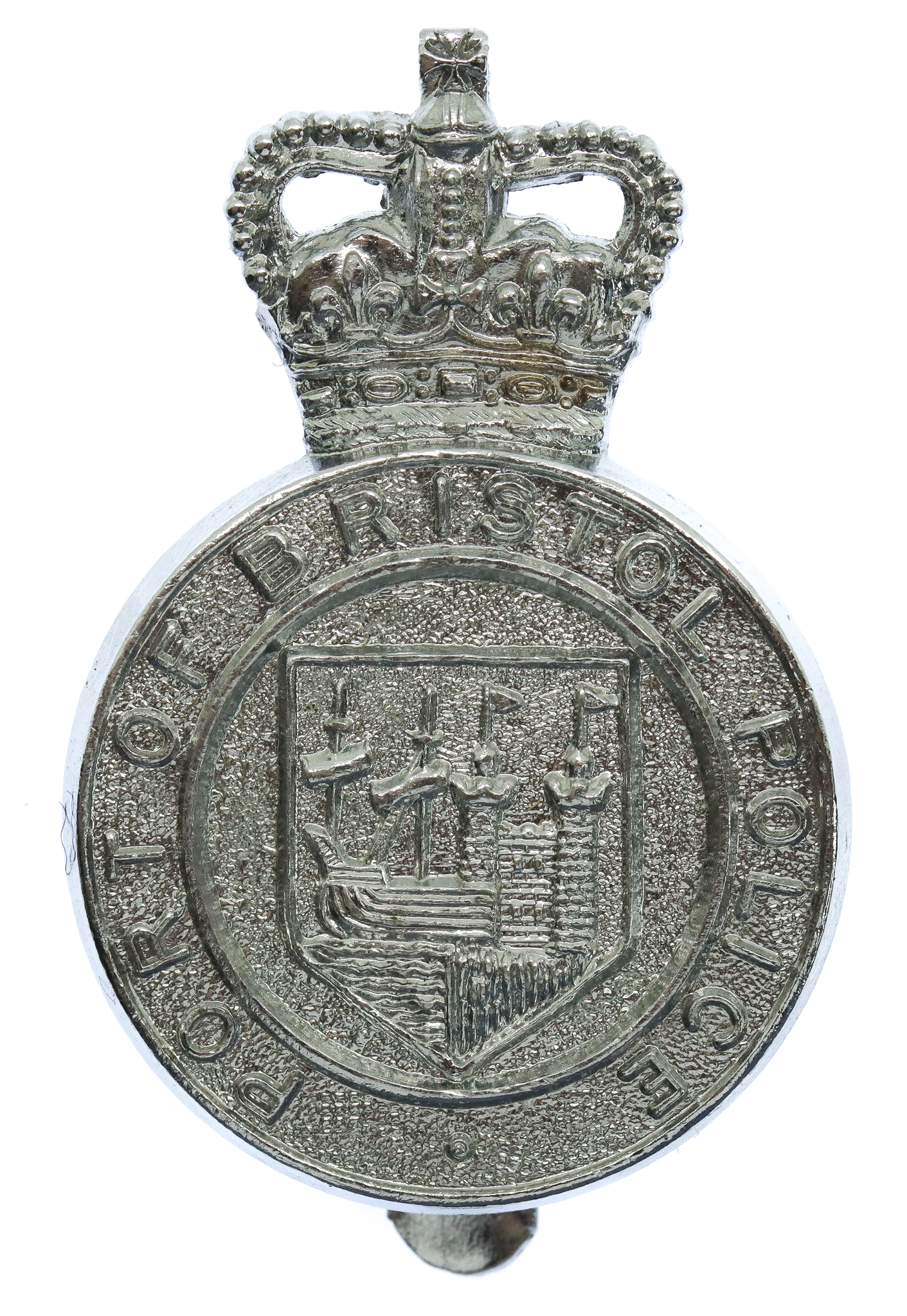 Port of Bristol Police Cap Badge - Queen's Crown
