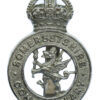 Somersetshire Constabulary Cap Badge - King's Crown