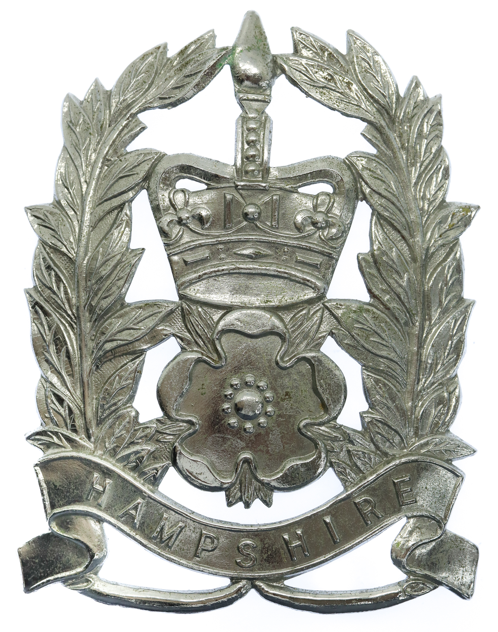 Hampshire Constabulary Constables  Helmet Plate - Queen's Crown