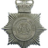 Nottinghamshire Combined Constabulary Helmet Plate - Queen's Crown
