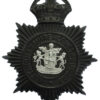 Nottinghamshire Constabulary Night Helmet Plate - King's Crown